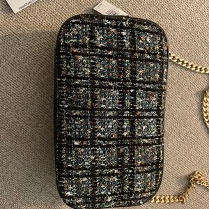 Express Crossbody Tweed Purse